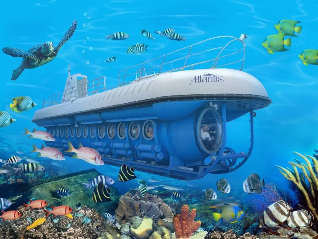 Atlantas submarine in Cozumel