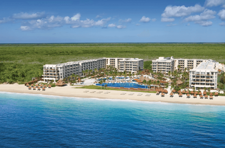 aerial view of Dreams Riviera Cancun 