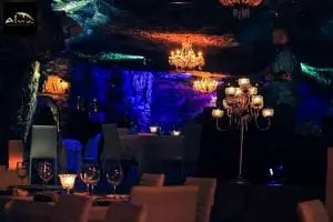 Alux cave restaurant in Playa del Carmen