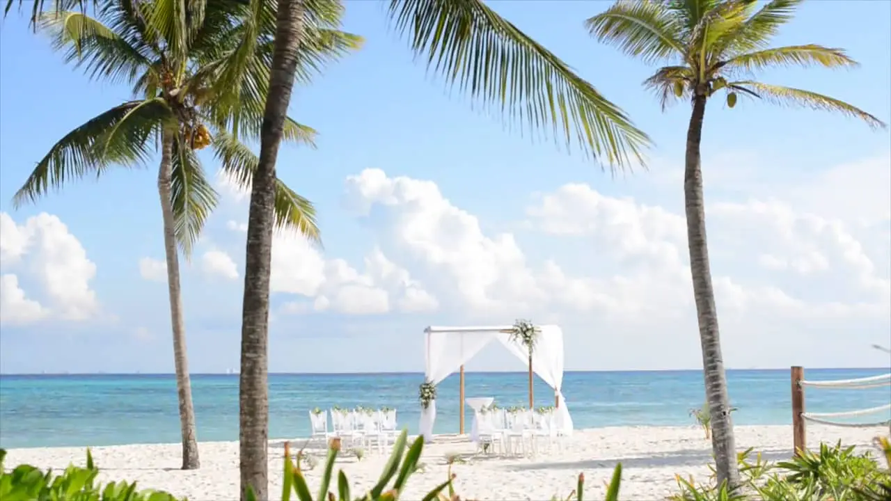 Grand Coral Beach Club Beach Wedding