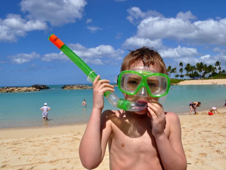 snorkel gear in Playa del Carmen