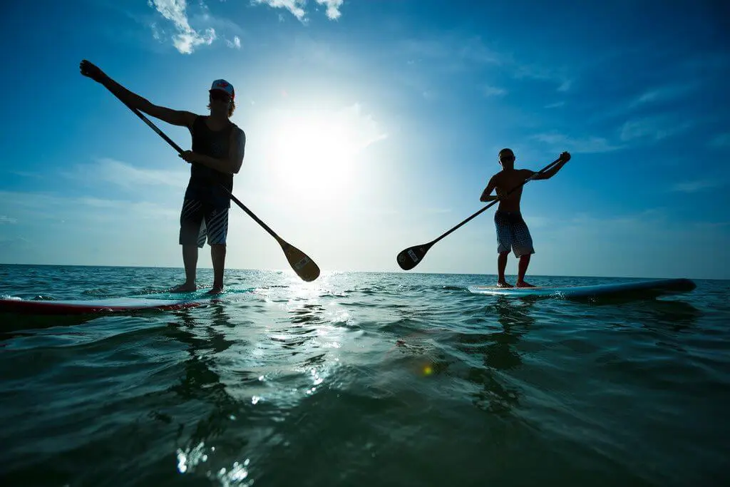 Aloha paddle boarding playa