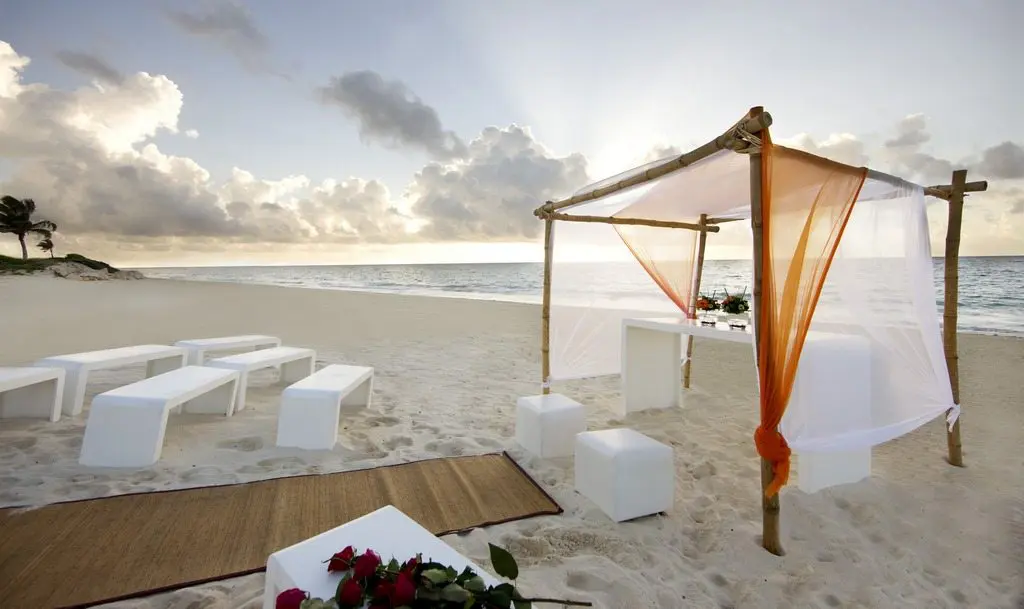 Banyan Tree Mayakoba Beach Wedding