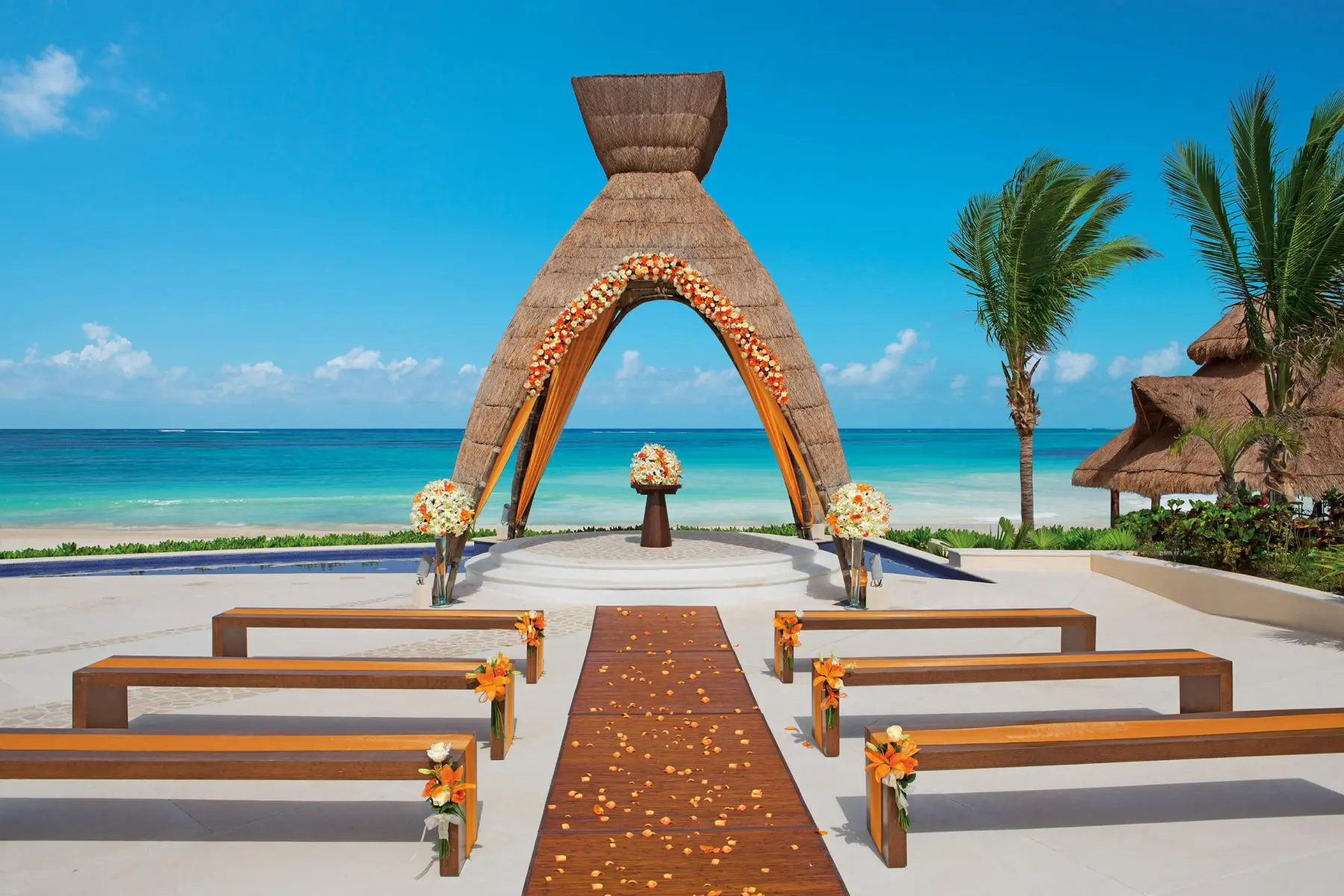 Dreams Cancun wedding reception