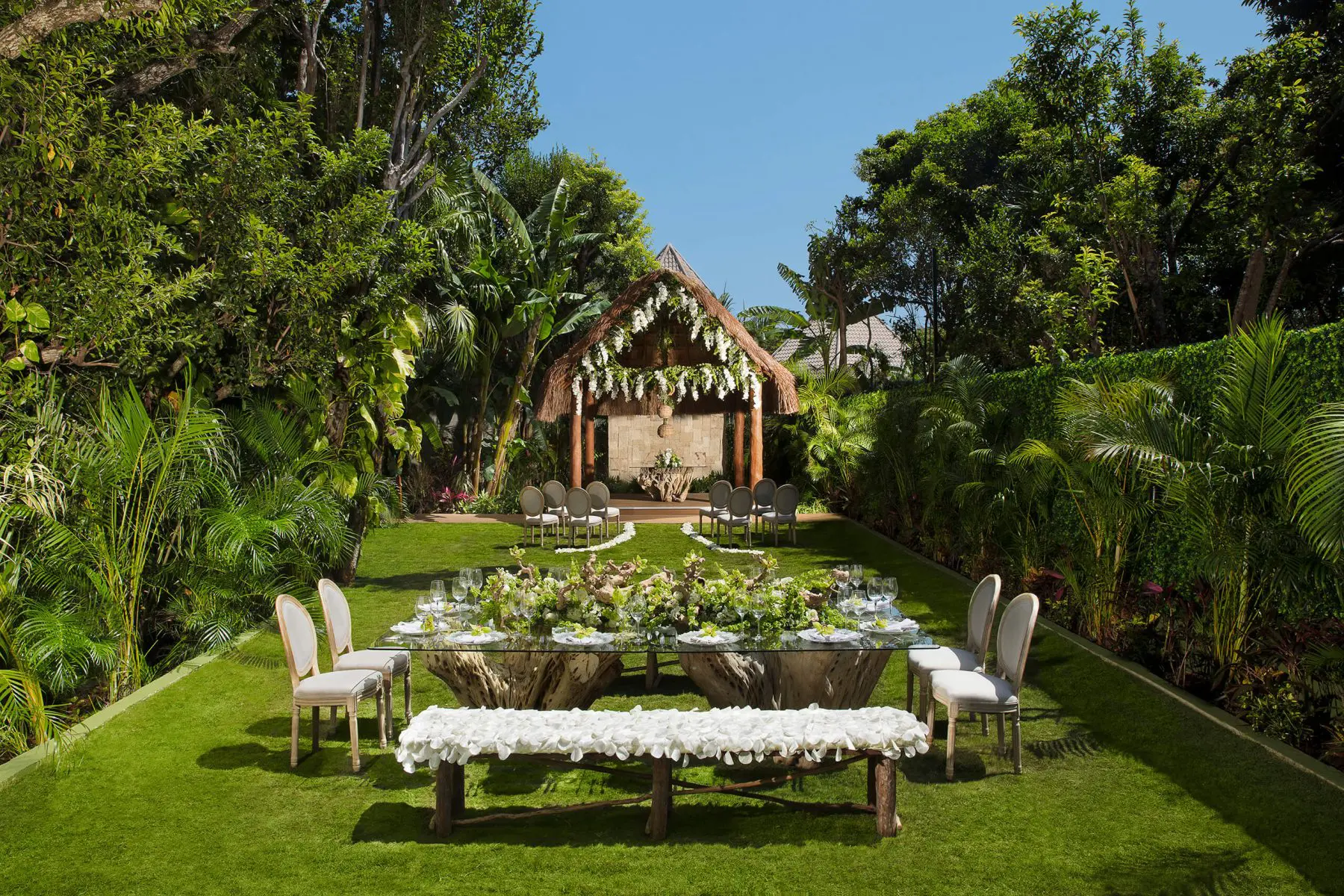 Wedding dining area