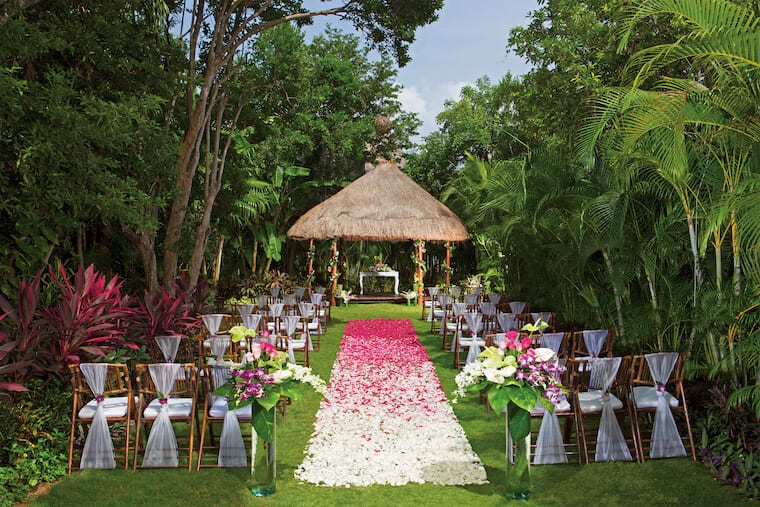 Tulum garden wedding