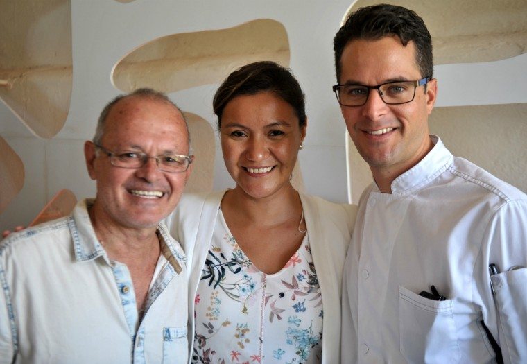 Javier Martinez, Edna Vega and Chef Pedro Abascal at Riviera Maya Mexican Wine Festival press conference