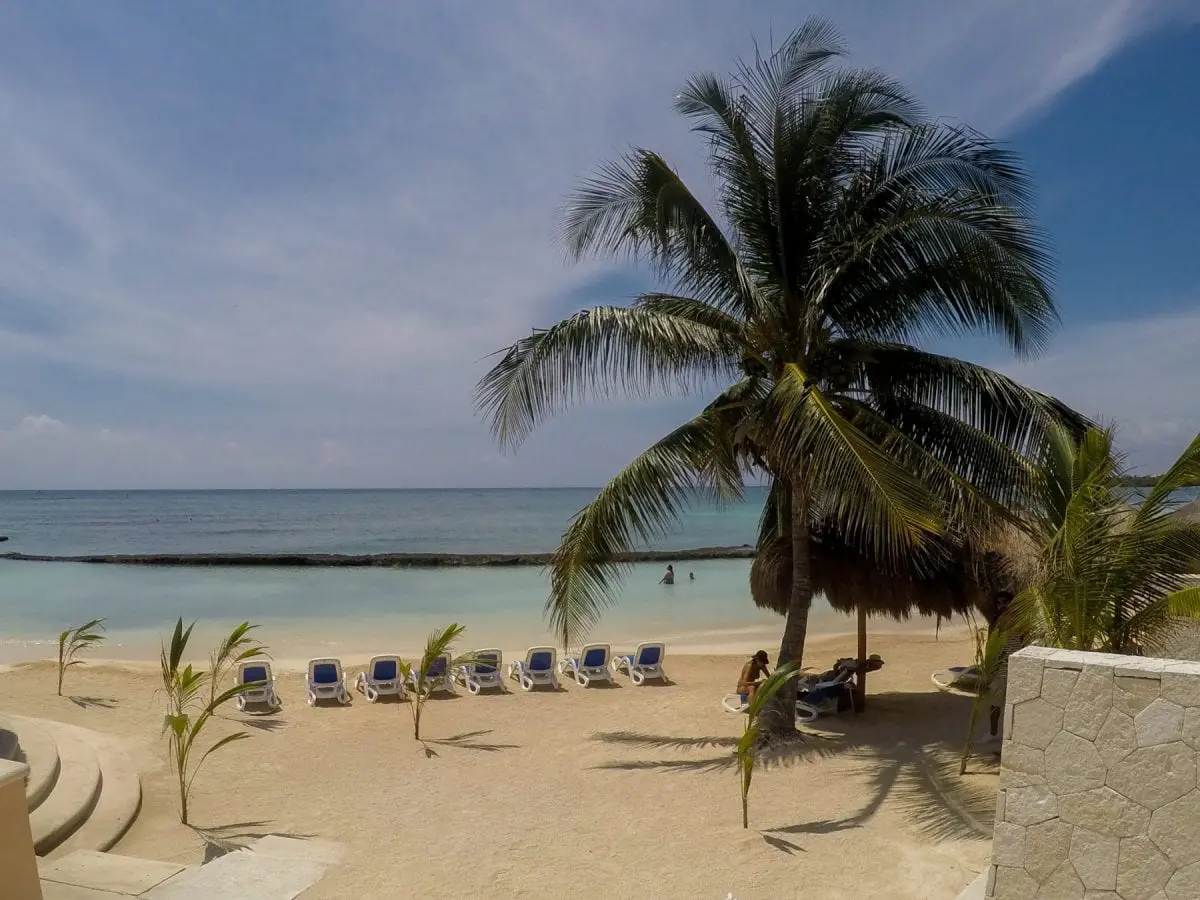 The Hidden Beach of Puerto Aventuras