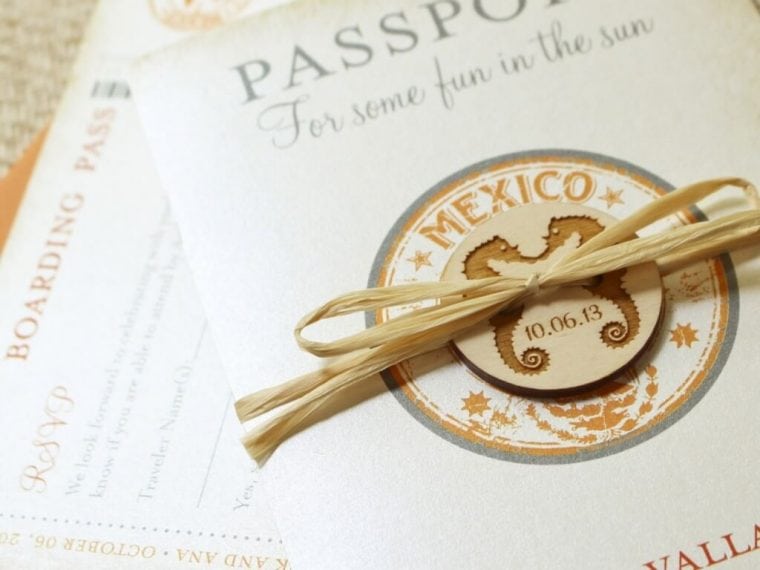 invitations for destination wedding in cancun