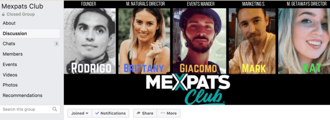 Mexpats group on facebook to meet n
