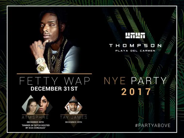 The Thompson Hotel New Years Celebrations 2017 poster