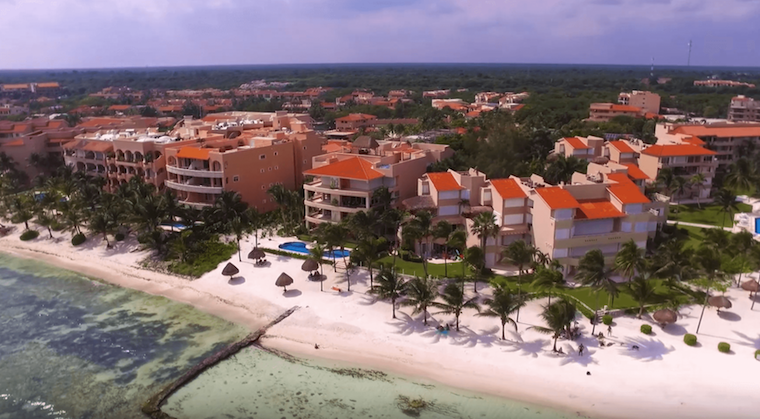 residential areas of Puerto Aventuras