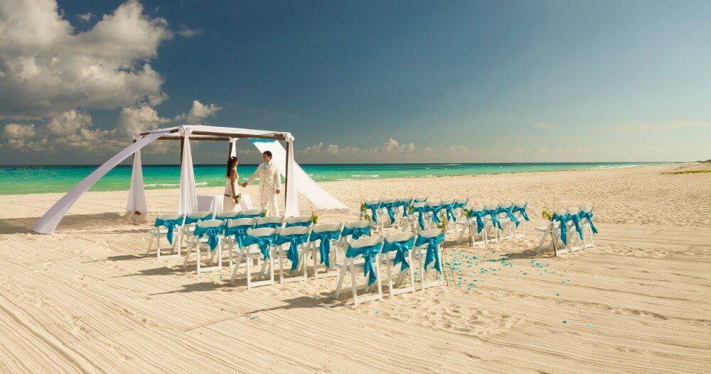 Beach Wedding at Sandos Playacar 