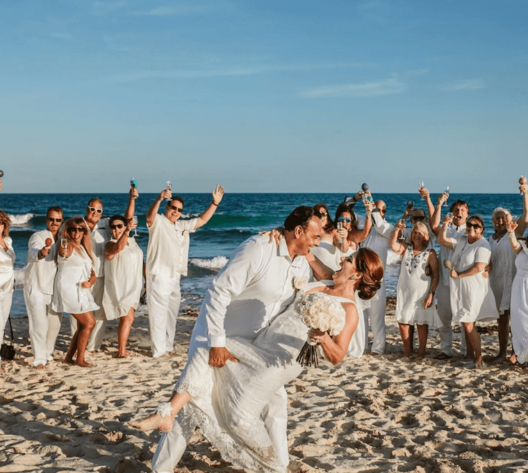 wedding on the beach