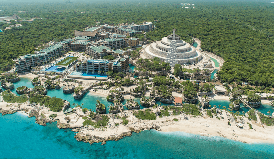 New Xcaret Hotel Aerial View