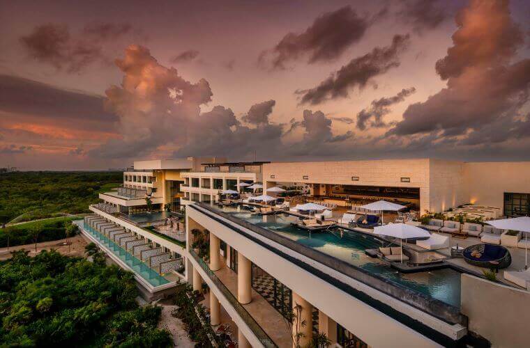 aerial view of Atelier Playa Mujeres 