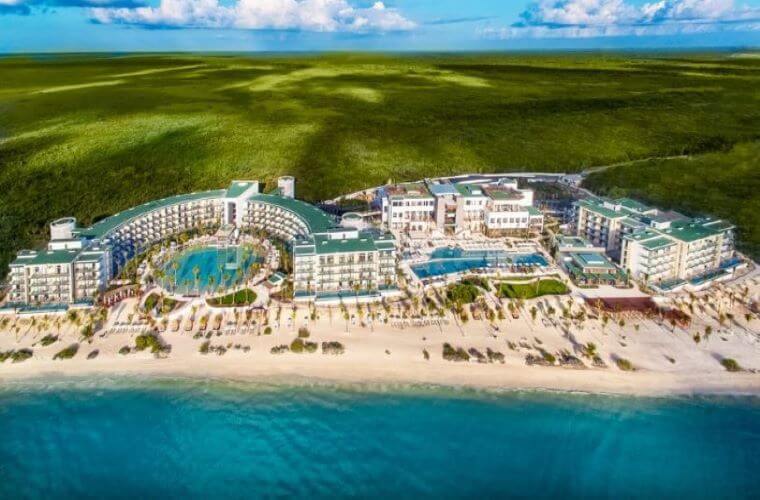 aerial view of Haven Riviera Cancun 