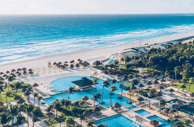 aerial view of Iberostar Selection Cancun 