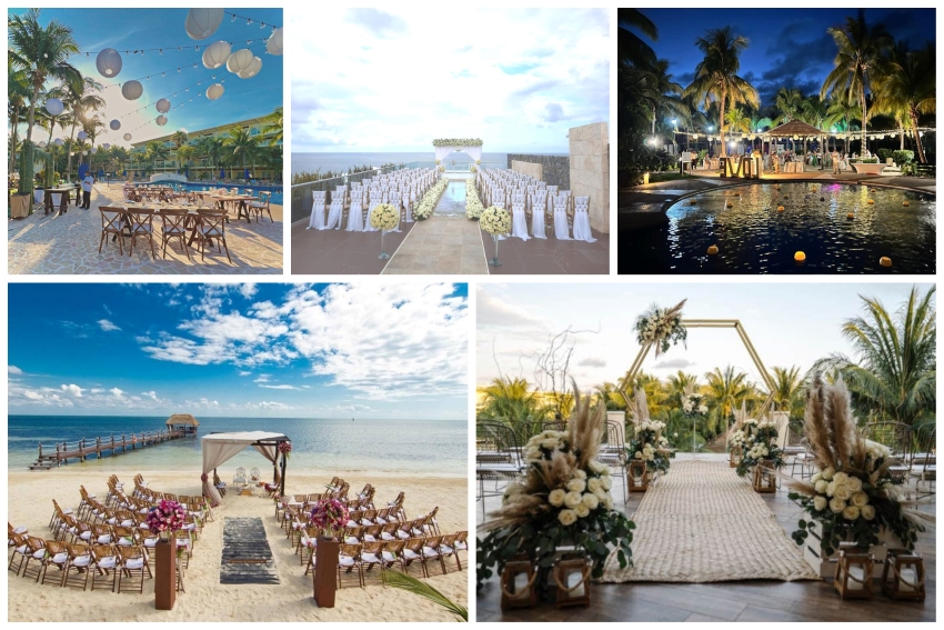 azul beach riviera cancun wedding venues