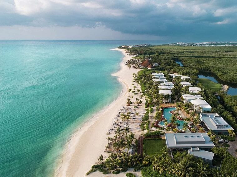 beach at andaz mayakoba