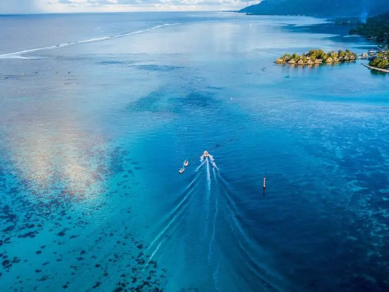 boat on blue water