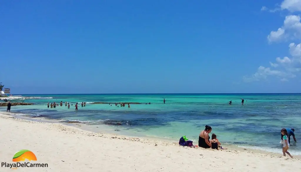 the beach area at the Sandos Caracol