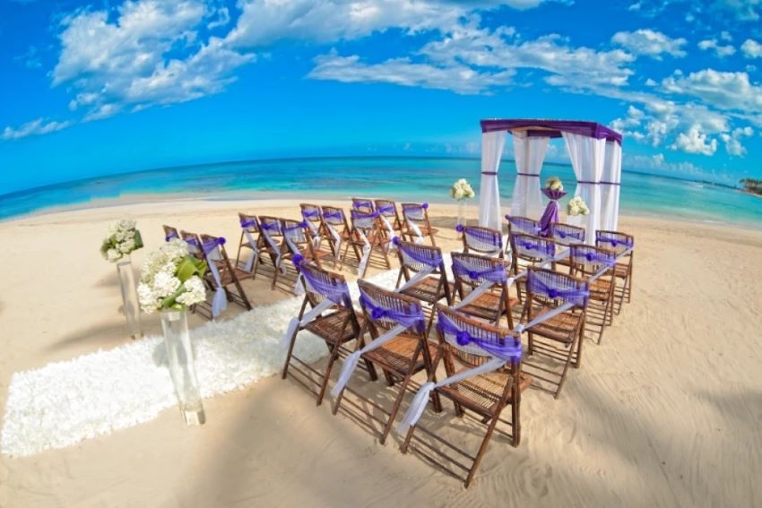 beach wedding venue breathless punta cana