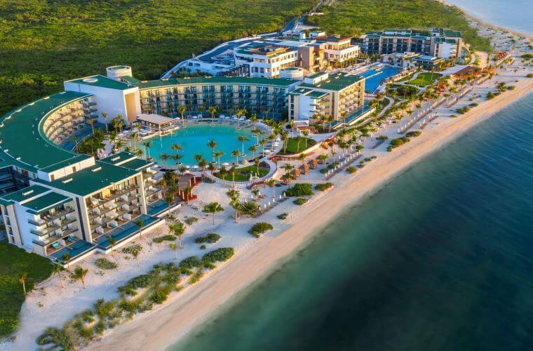 Aerial view of Haven Riviera Cancun 