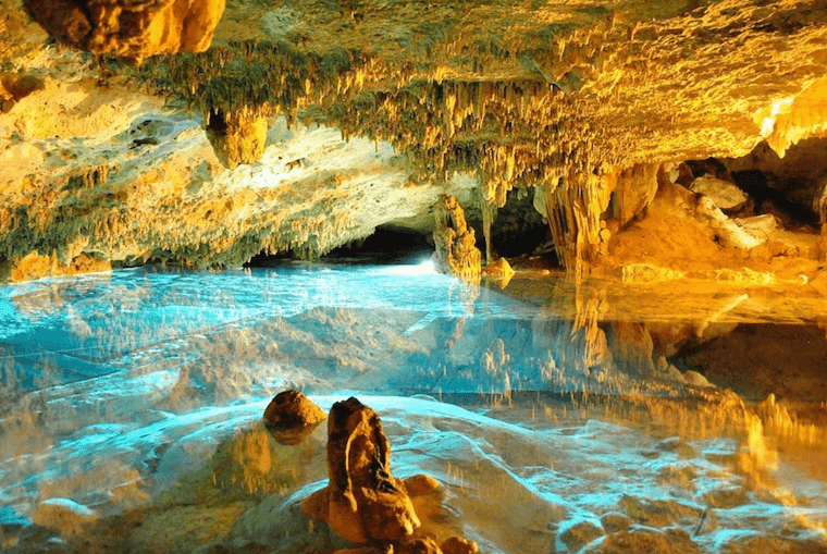 Cenote underground in Tulum