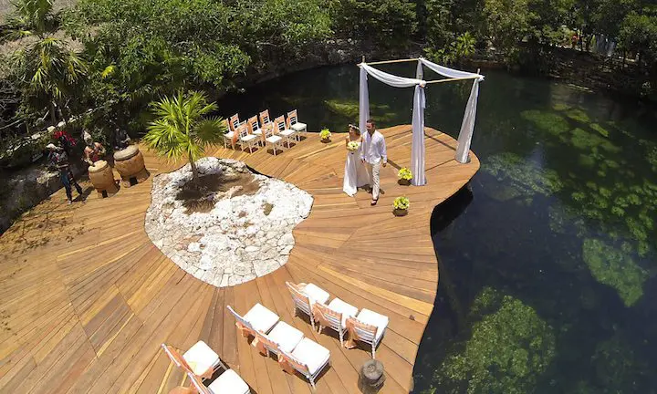 Cenote wedding