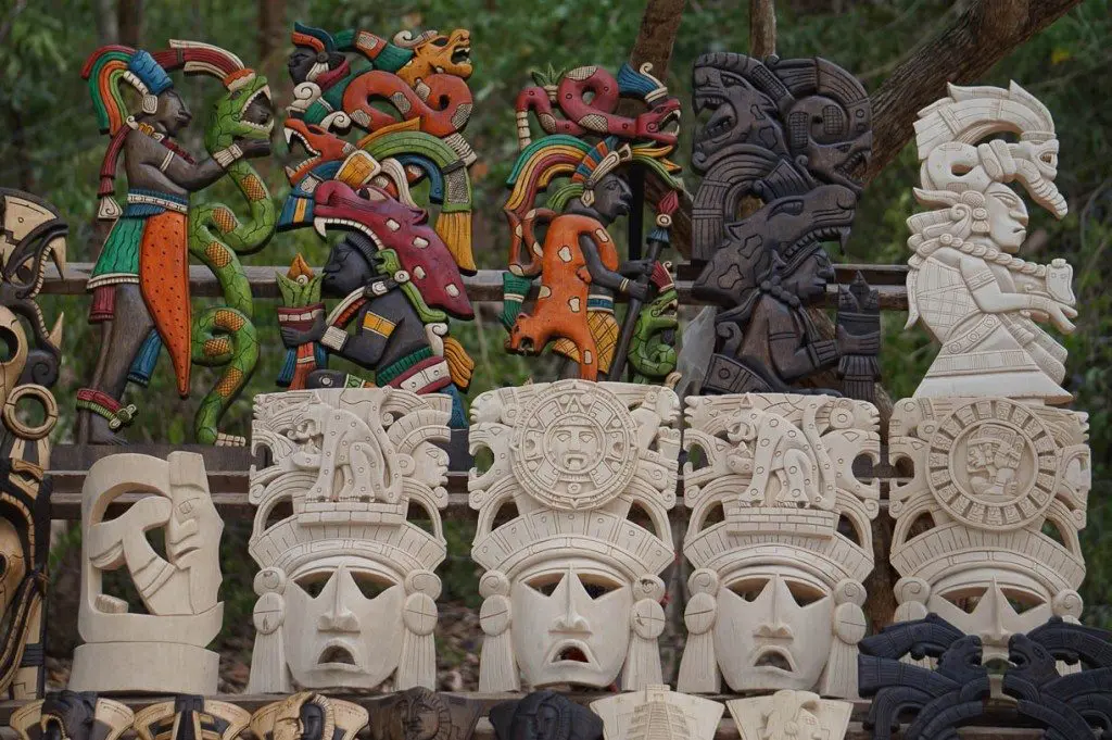 Chichen Itza masks