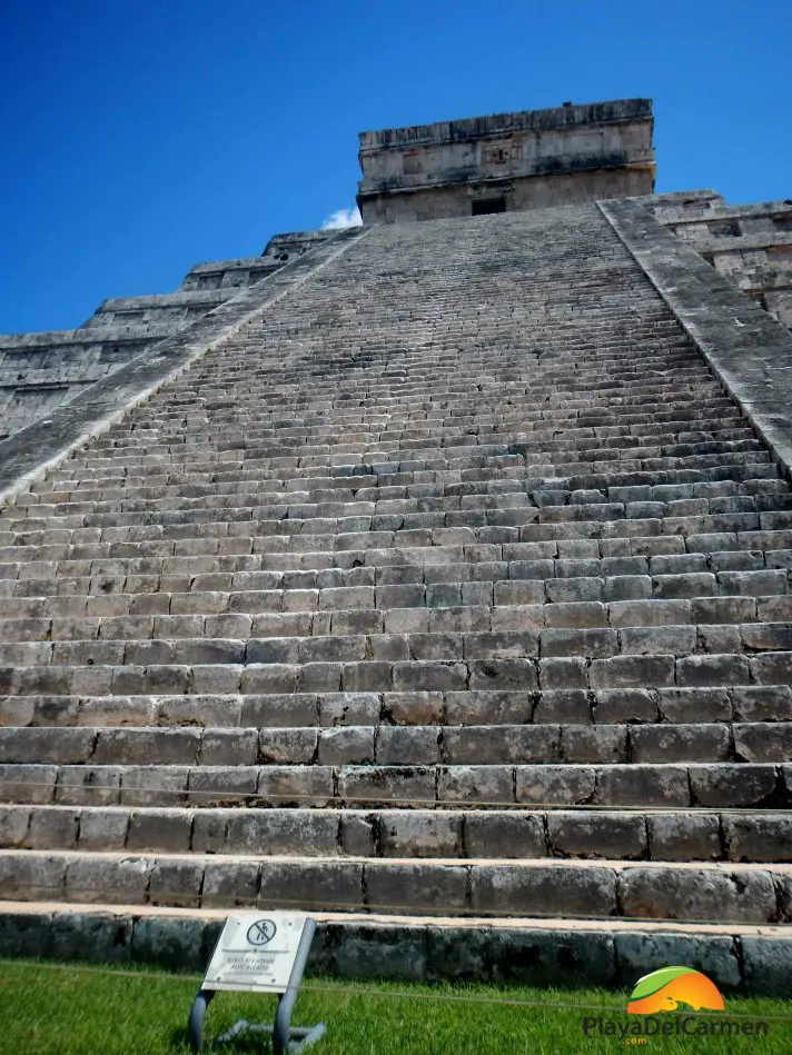 Kukulkan Pyramid at Chichen Itza in the Yucatan Peninsula