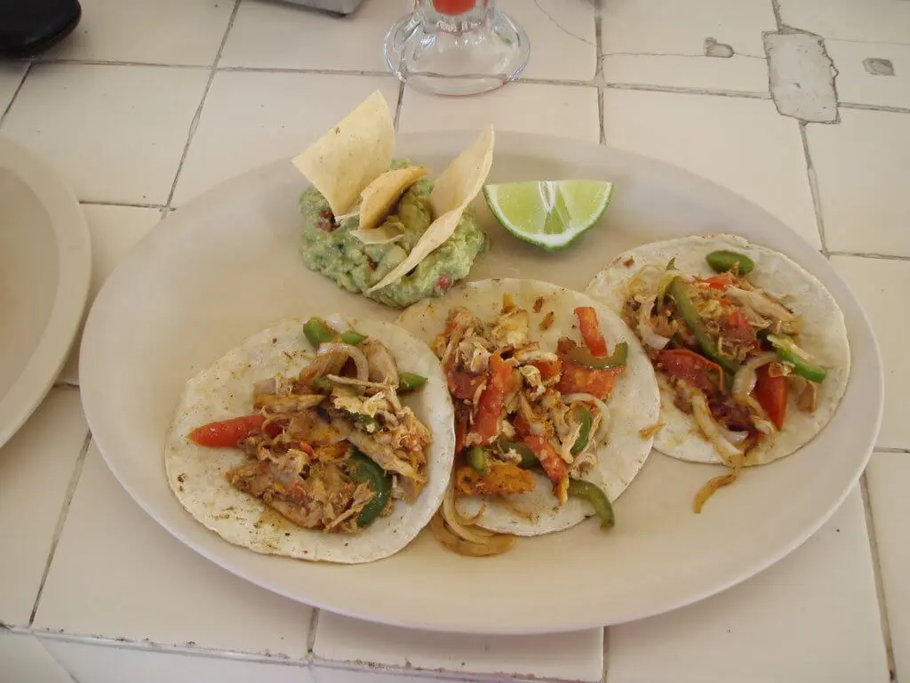 Tacos at Loncheria Akumalito in Akumal