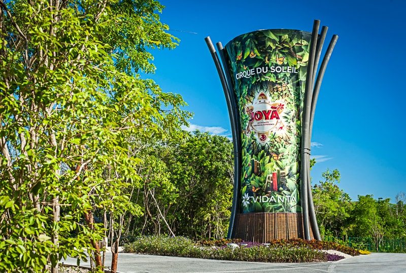 Cirque Du Soleil Theater Riviera Maya entrance