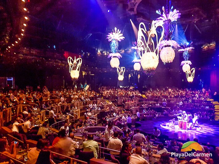 Cirque Du Soleil Riviera Maya seating