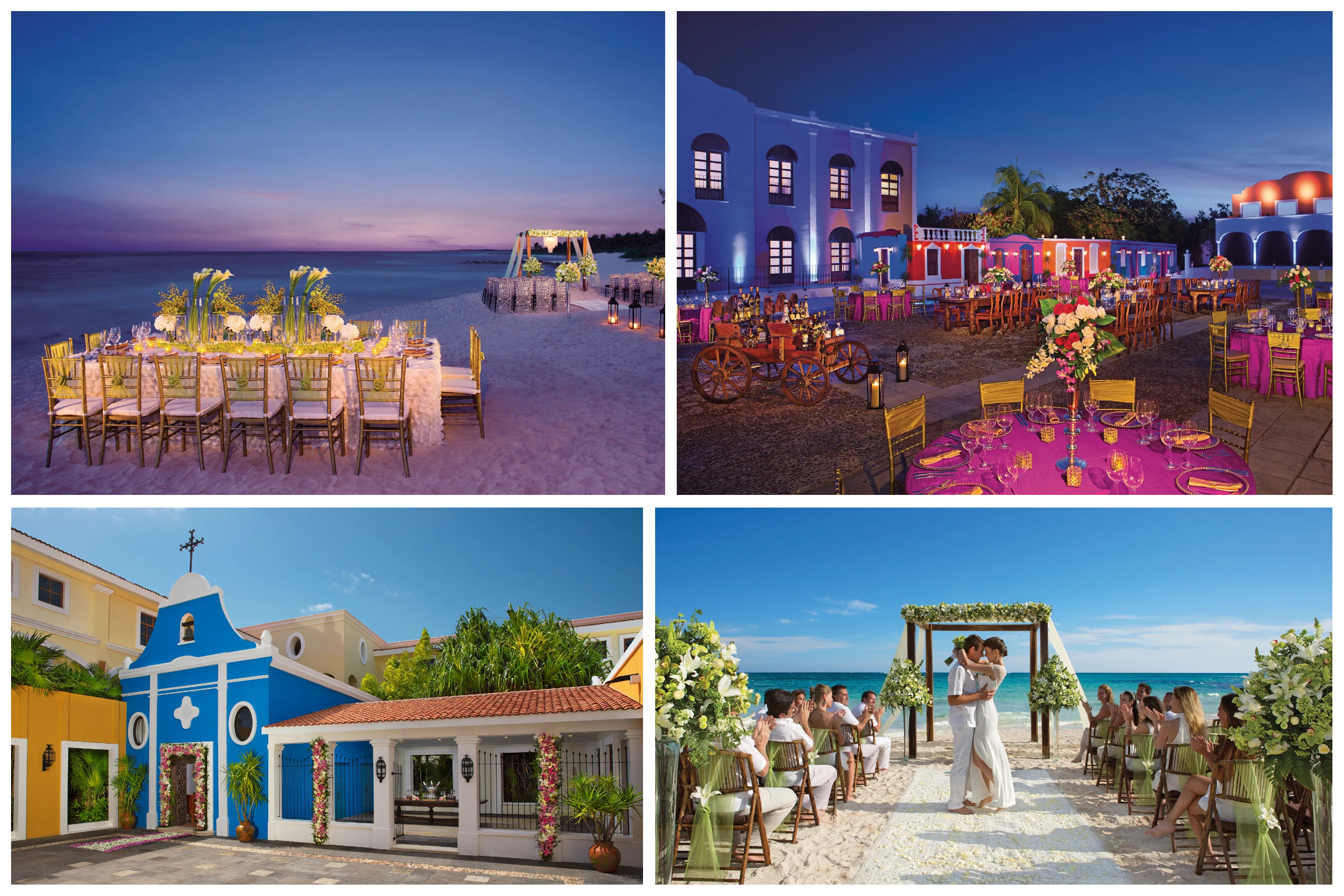 dreams tulum wedding venues white