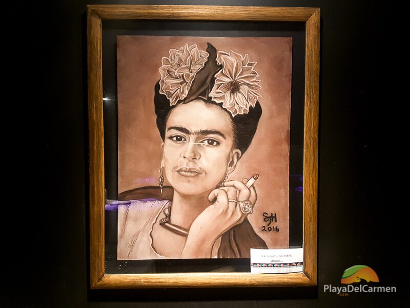 Painting of Frida Kahlo