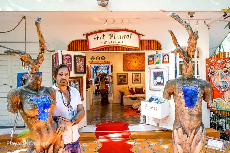 Front of the Art Planet art gallery