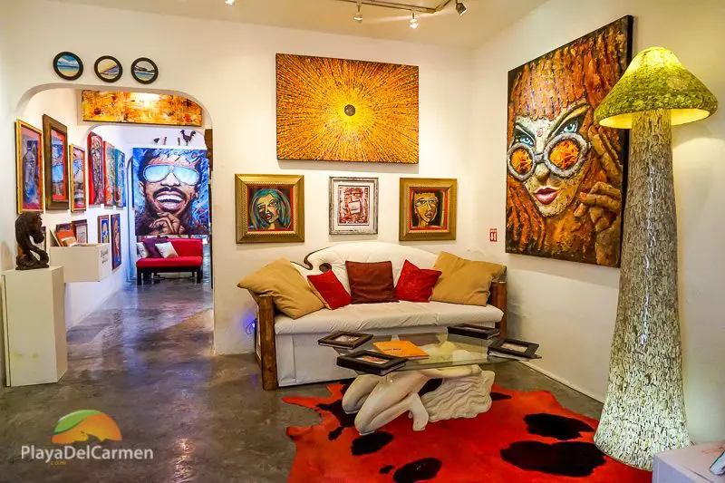 Playa del Carmen art gallery Gaston Charo