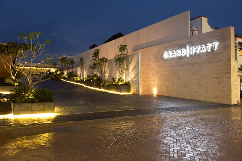 Grand Hyatt Playa del Carmen resort entrance