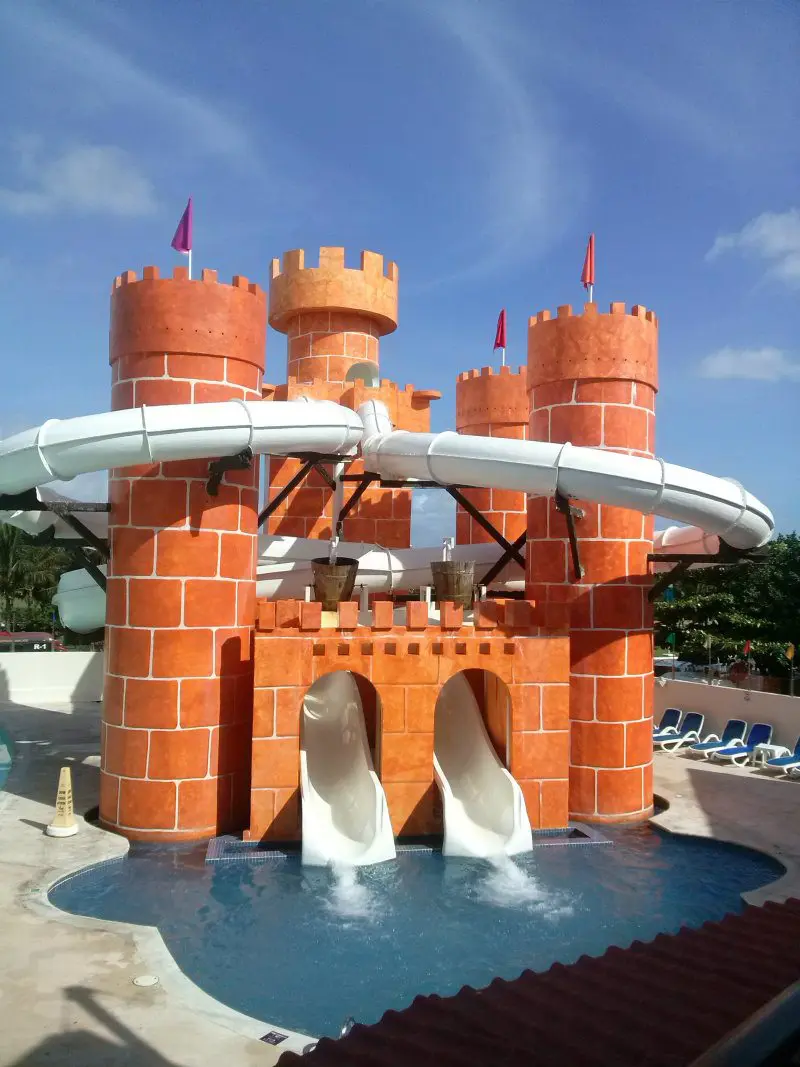 Great Parnassus castle water slides