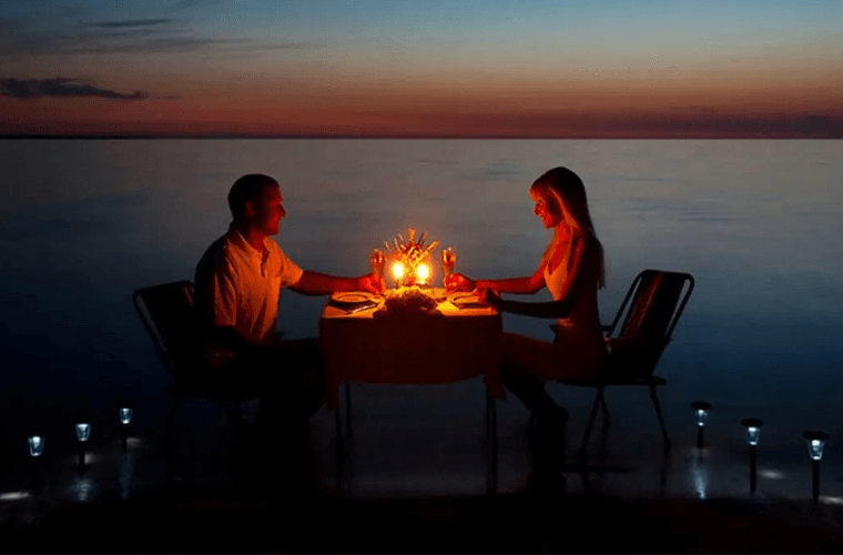 dinner for two on a honeymoon registry 