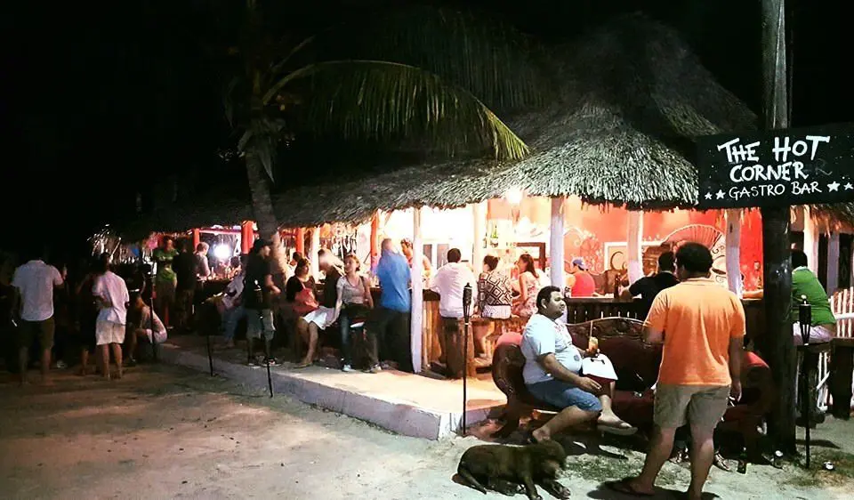 hot corner gastro bar on Holbox Island