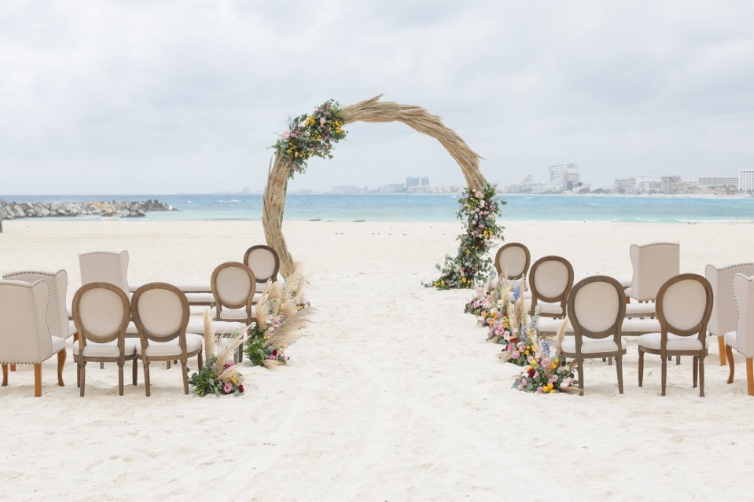 hyatt ziva cancun sahara beach wedding venue