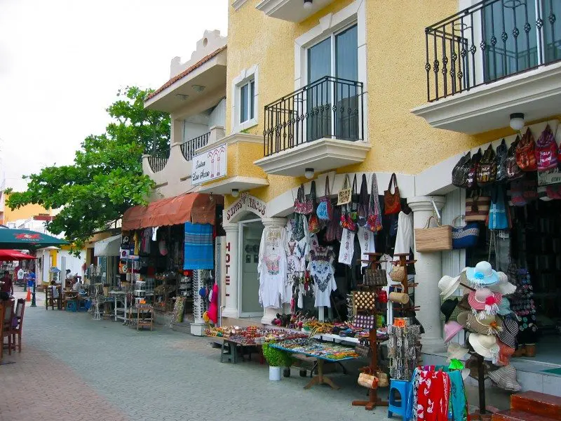 Boutiques and shops at Isla mujeres