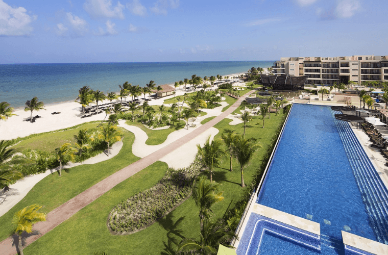 aerial view of Royalton Riviera Cancun 