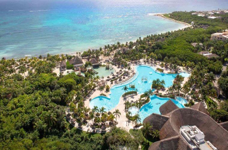 aerial view of Grand Palladium Riviera Maya