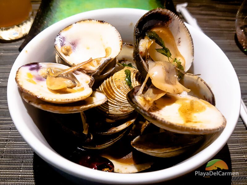  stir fried clams at koh thai restaurant 