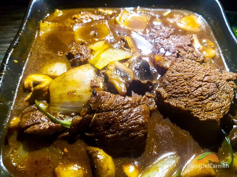 stir-fried beef at koh thai restaurant