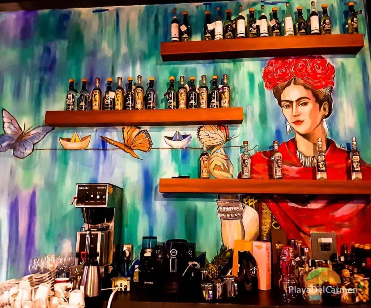 Bar at Frida Kahlo Restaurant